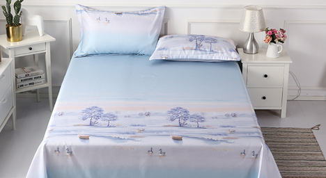 水洗冰絲涼席[ 席 230250cm，枕席 4874cm2 ]