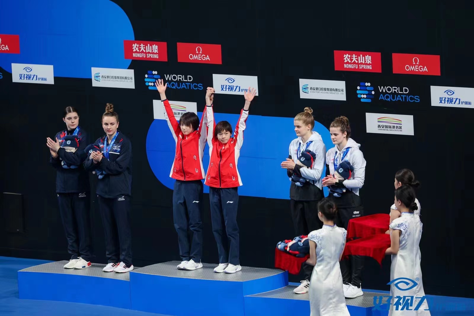 跳水世界杯西安站火熱開賽！中國夢之隊(duì)包攬四金！